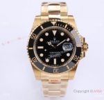 Rolex Submariner new 41MM 3235 Bracelet Yellow Gold with Black Dial